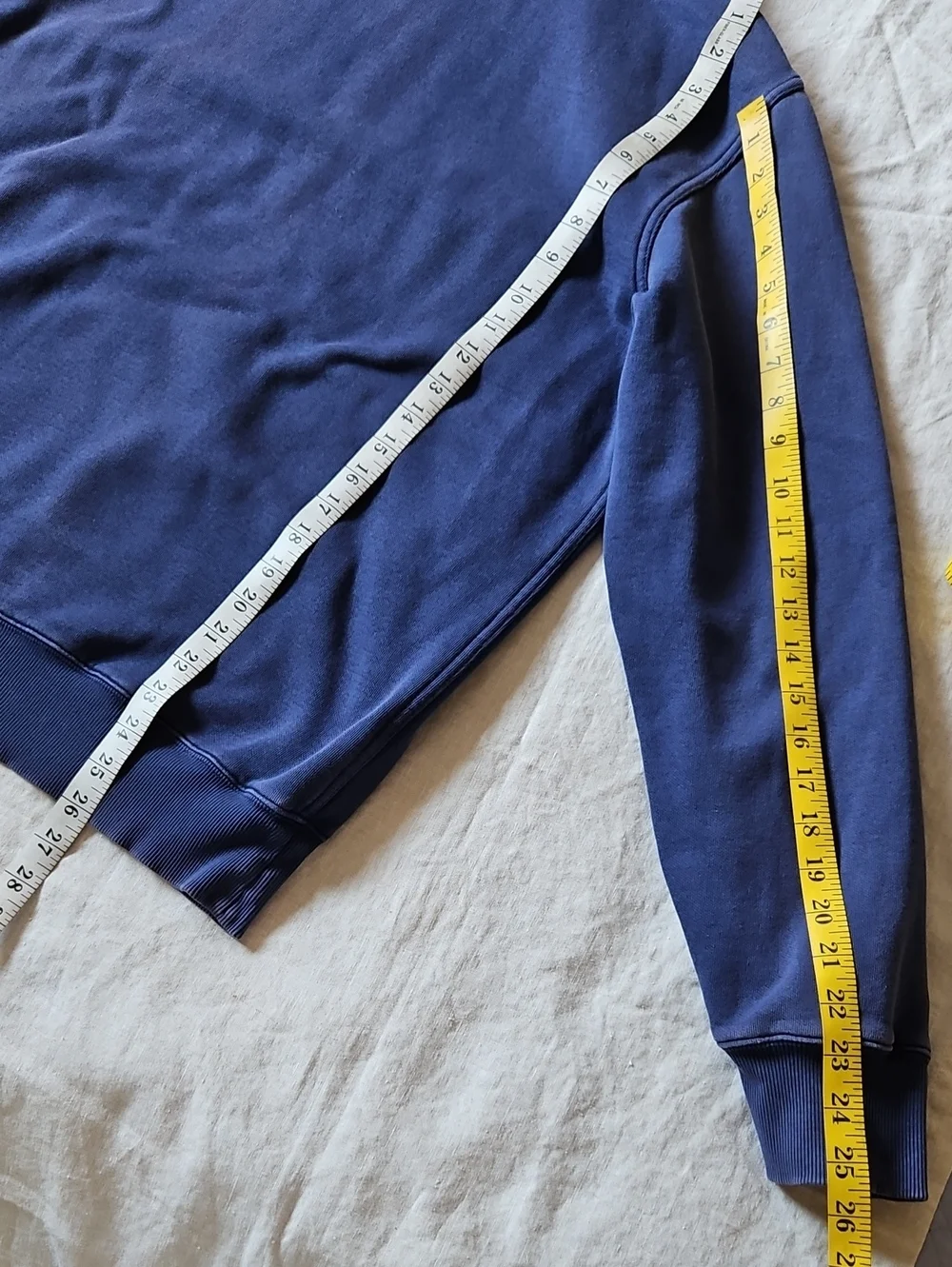 The North Face Garment Dye Pullover Hoodie In Cave Blue Size Large